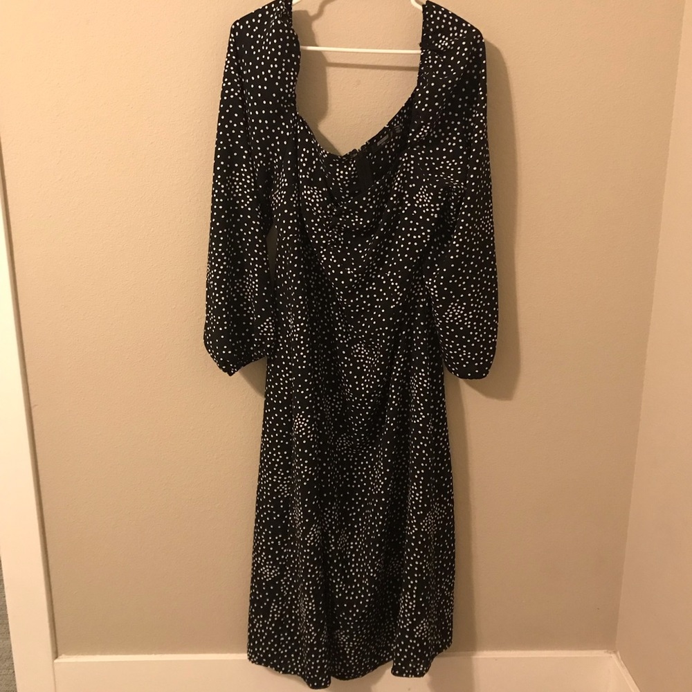 Misguided Polka Dot Dress Size 18